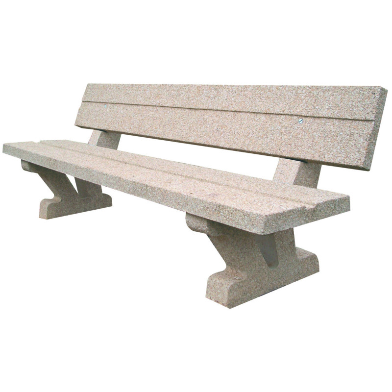 banc béton extérieur Cévennes banc béton extérieur Cévennes