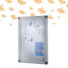Prix Discount sur le lot de 2 vitrines d'affichage Aludra