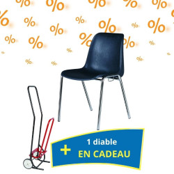 50 chaises Coque M2 + 1 diable en cadeau