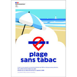 Panneau interdiction de fumer extérieur