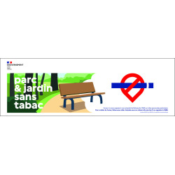 Bâche PVC interdiction de fumer