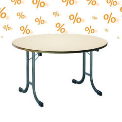10 tables pliantes Vendée rondes ø 150 cm