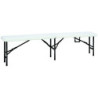banc polyéthylène pliant Saturne