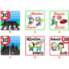 panneau routier Attention enfant