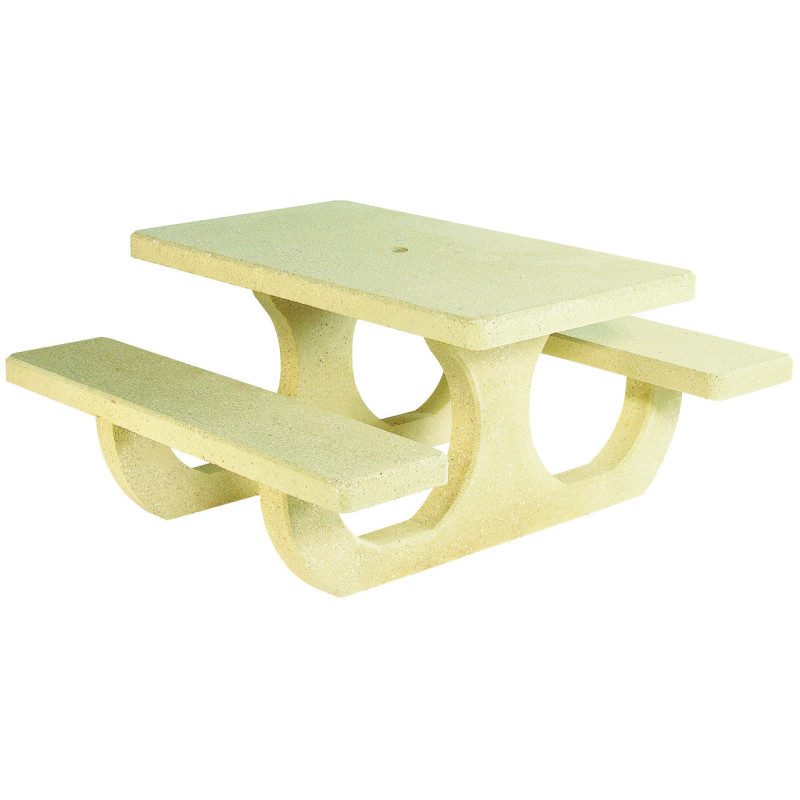 table pique-nique béton pour parc Province table pique-nique béton pour parc Province
