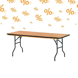 5 tables Multiservices pliantes