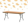 5 tables Multiservices pliantes