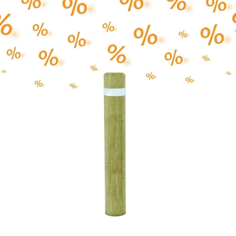 25 bornes anti-stationnement Rétro en pin