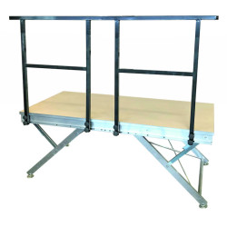 6 podiums à hauteur variable + 1 chariot en cadeau