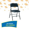 40 chaises pliantes Confort + 16 chaises en cadeau