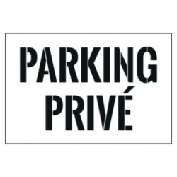 pochoir marquage route