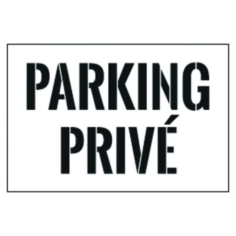 pochoir marquage route