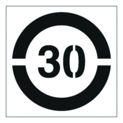 pochoir marquage route