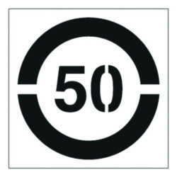 pochoir marquage route