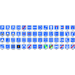 panneau d'indication type C