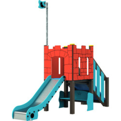 jeu Forteresse avec toboggan