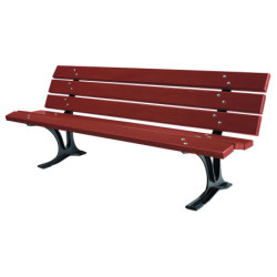 5 bancs Le Perpignanais + 1 corbeille Léa + 1 corbeille offerte