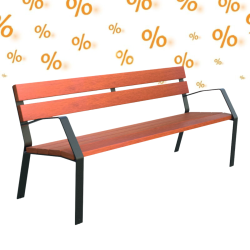 Offre : 2 bancs pour espace public Minimo à prix Discount