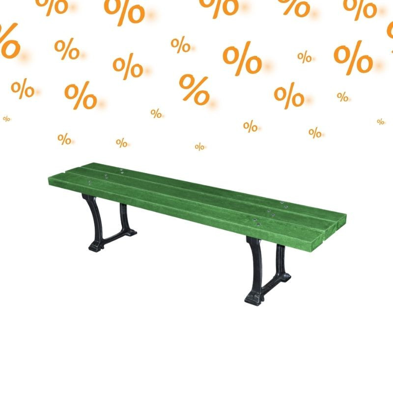 3 banquettes de ville recyclée Détente