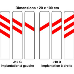 BALISE DE PASSAGE À NIVEAU J10