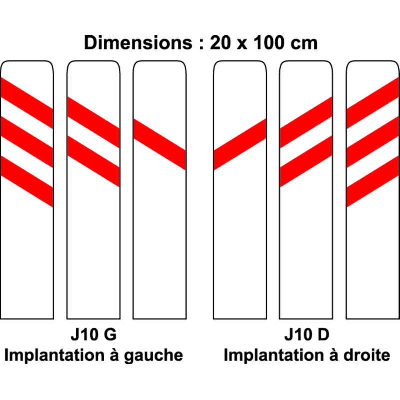 BALISE DE PASSAGE À NIVEAU J10