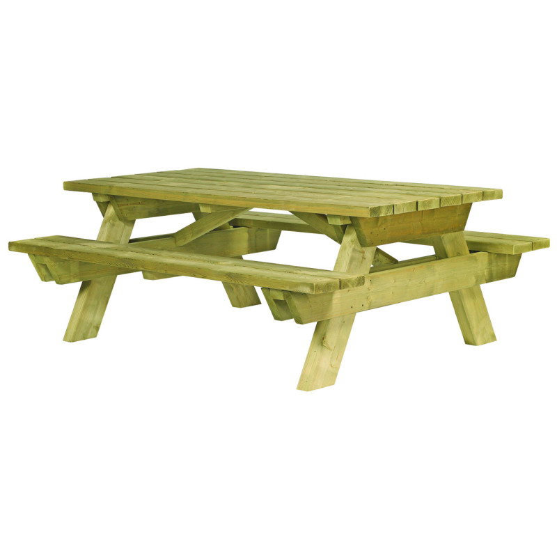 table pique-nique collectivité Bessilles