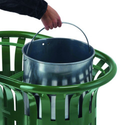 Seau intérieur en acier galvanisé en option, nous consulter.