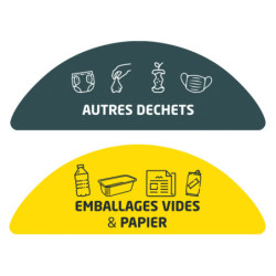 Stickers, en option.