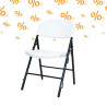 28 chaises polyéthylène pliantes Uria