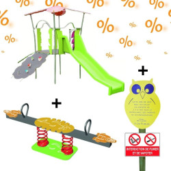 Pack jeux enfants : Savana + Gorilla + panneau Animal