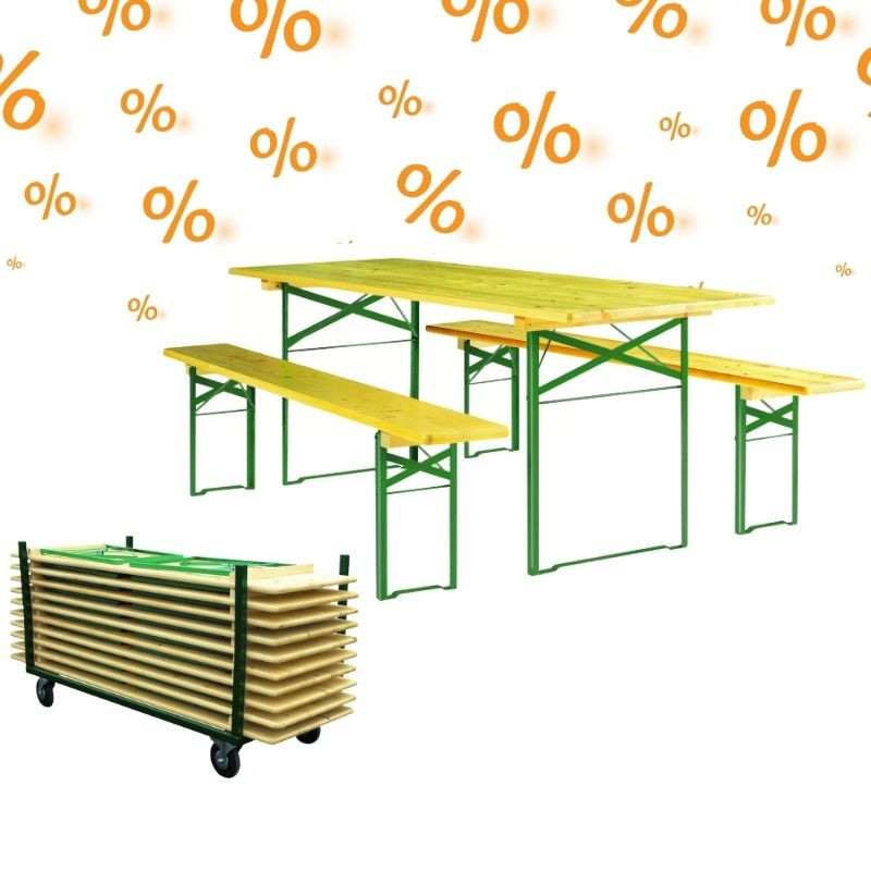 6 ensembles brasserie + 1 chariot