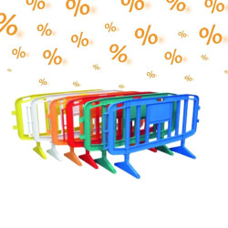 40 barrières de sécurité polypro