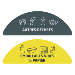 Stickers, en option.