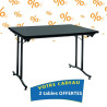 8 tables pliantes Élégante + 2 tables en cadeau