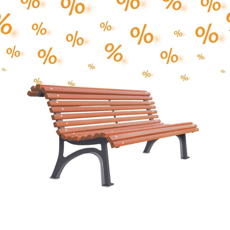 2 bancs en pin Occitanie