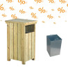 5 poubelles de propreté extérieure Gardiole + 5 seaux OFFERTS
