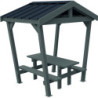 table pique nique avec toit  Kiosque Parc