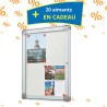 1 vitrine extérieure Alcyone + 20 aimants offerts