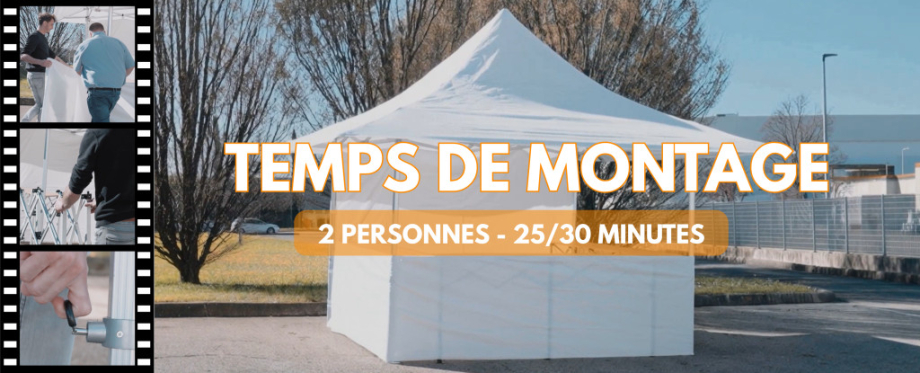 Abri buvette professionnel : Montage en vidéo